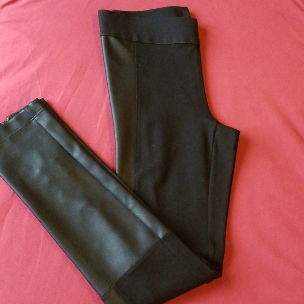 Express faux leather leggings